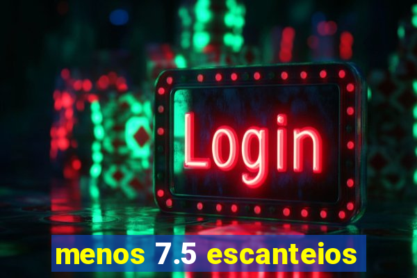 menos 7.5 escanteios